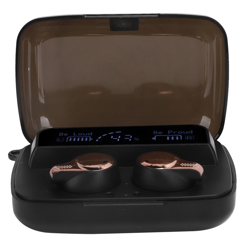 Wireless Bluetooth Headset Dual Ear Mini Touch Sports Earphones with