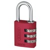 Abus 145/30mm Combination Padlock Red