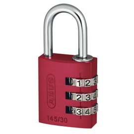 Abus 145/30mm Combination Padlock Red