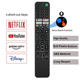Voice Replacement Remote Control RMF-TX520U for Sony TV, Replacement for Sony Bravia OLED LED 4K 8K UHD Smart Google TV