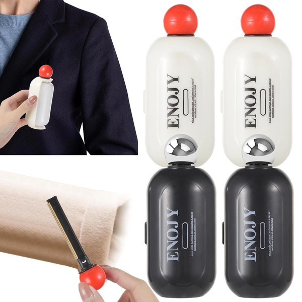 4 PCS Reusable Washable Lint Rollers for Clothes - Travel