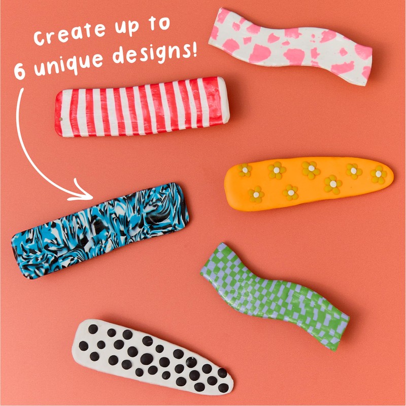 Pott’d Polymer Clay Hair Clip Kit - DIY Hair Accessories