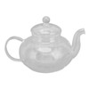 680ml Glass Teapot with Filter Heat Resistance Transparent Tea Kettle