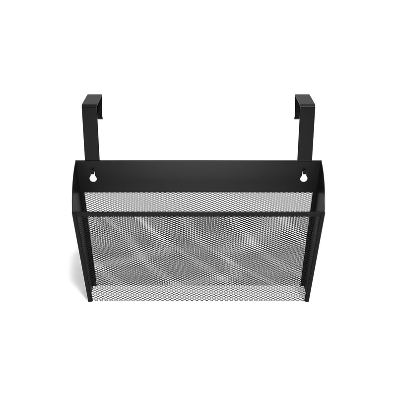 TRU RED Mesh Letter Wall File, 1-Pocket, Black – Wall-Mounted