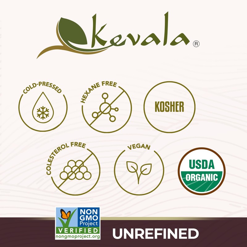 Kevala Organic Toasted Sesame Oil - 64 fl oz -