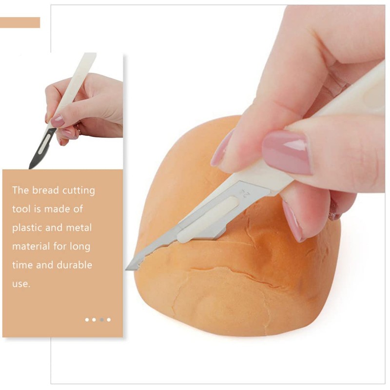 SHERCHPRY Bread Lame 3Pcs Dough Scoring Bread Baker Lame Sourdough