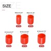 uxcell 100pcs Round Rubber End Caps 1/4" 3/8" 1/2" 5/8"