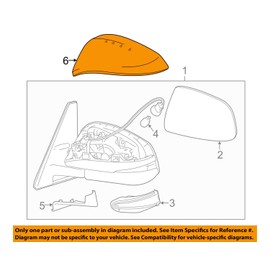 Toyota Genuine Parts - Cover, Outer Mirror, (87915-42160-A0)