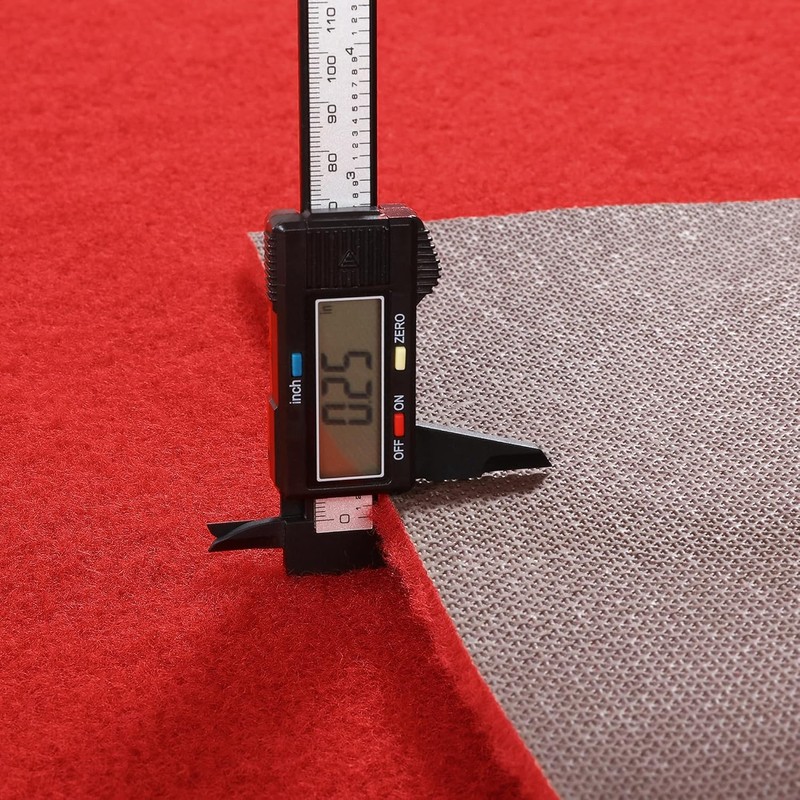 HOMBYS 450 GSM Extra Thick 3x20 ft Red Carpet Runner