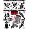 Dirt Gear 2x Motocross Sticker Quad ATV MX Sticker DW10102