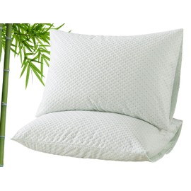 RICHAIR Pillow Protectors 60 x 60 cm, Set of 2, Waterproof - Envelope Closure - Breathable and Anti Bed Bugs and Dust Mites - Bamboo Pillow Cases