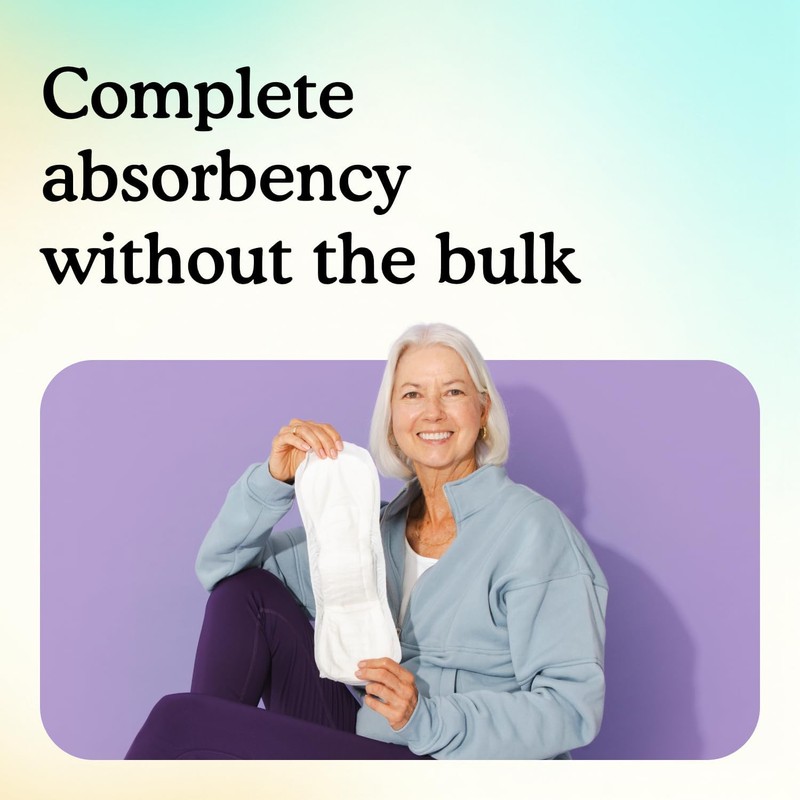Because Incontinence Pads for Women - Extra Heavy Absorbency, Overnight
