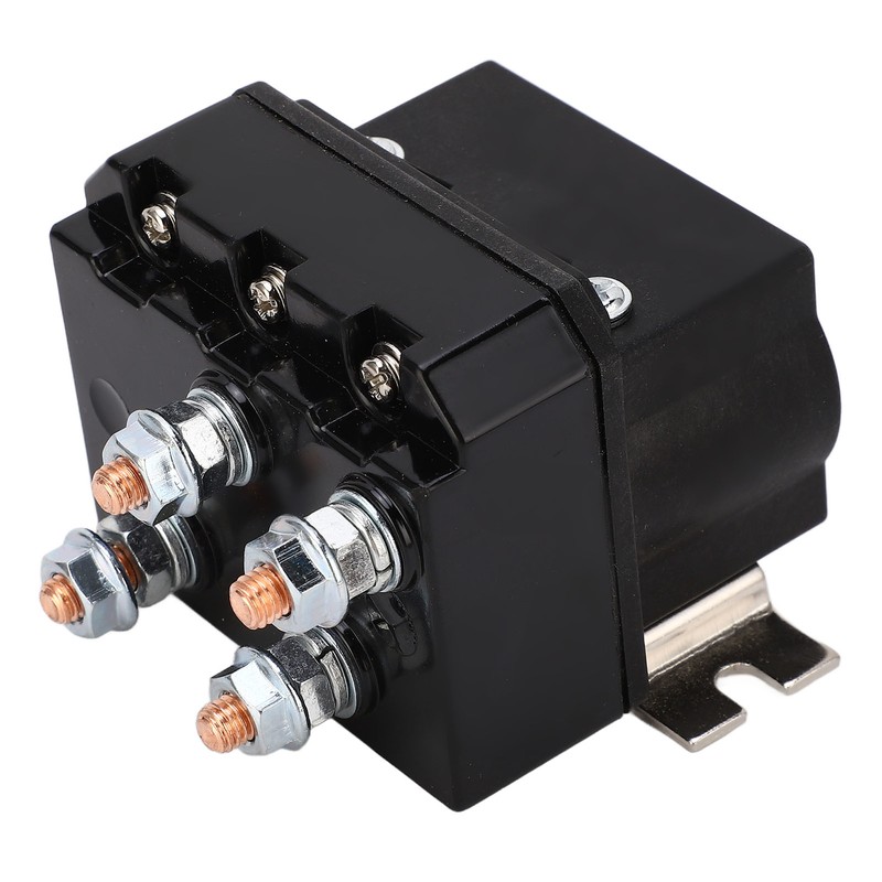 Electric Winch Relay 250A ABS Housing Waterproof Copper Contact Brass