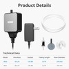 NICREW Nano Silent Aquarium Air Pump Black, Aquarium Aerator with