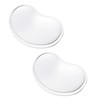 Telooco 2 Pcs Gel Wrist Rest, Transparent Non-Slip Washable Gel