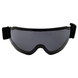 Birdz Eyewear Arch Sports Padded Safety Sky Diving Ski Motorcycle Goggles for Men & Women ANSI Z78.1+ 2 Pairs Smoke & Red Mirror Lenses