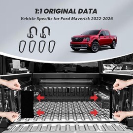 Truck Bed Cargo Net for Ford Maverick 2022-2024 2025 2026 with Sode Pocket