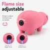 Torch Lighter Cute Pig Shape Creative Desktop Ornament, Dual Jet
