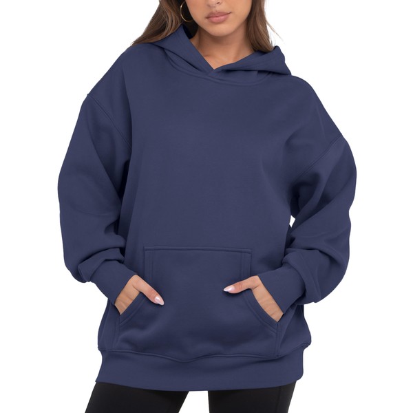 Womens Oversized Hoodies Fleece Loose Hooded Sweatshirt Fall Winter Outfits