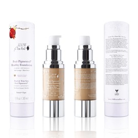 100% PURE Fruit Pigmented Healthy Foundation, Alpine Rose, Liquid Foundation Makeup, Anti-aging, Full Coverage, Matte Finish - 1 Fl Oz
