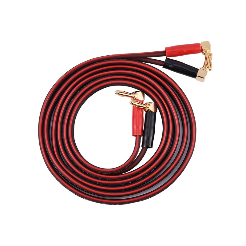 HI-FI Pure Copper Speaker Cable Right Angle L Type Banana