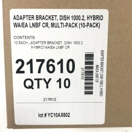 DISH Network 10 Pack of Dish Network 217610 Slimline Adapter Bracket for 1000.2 Antennas