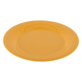 G.E.T. Enterprises WP-12-TY 12" Wide Rim Plate, Melamine, Yellow (Pack of 12)