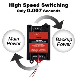 DC 5-60V Dual Power Automatic Tranfer Switch,Two Ways Without Power Outage 0.007S High Speed ATS