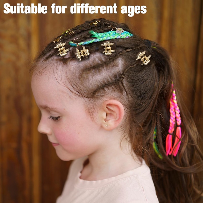 MOTIBACK 10 PCS Small Hair Claw Clips for Women -