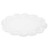 sourcing map 250 Pcs White Lace Paper Doilies 7.5 x