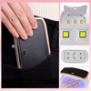 Biutee Polygel Set with LED Light, 8 Colors Nail Gel,