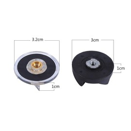 2 Base Gear+2 Rubber Blade Gears Spare Blender Replacement Parts Mixer Accessories, for Magic Bullet 250W Juicer