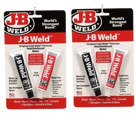 J-B Weld 8265S Original Steel Reinforced Epoxy Twin Pack - 2 oz (Pack of 2)