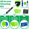 XINDELL Windshield Cleaner Tool – Car Interior Window Cleaning Kit