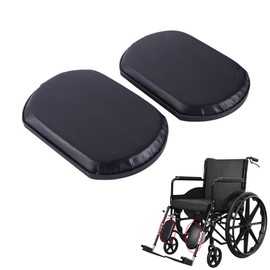 DeaHea 2 Pack Wheelchair Elevating Legrests Calf Pad Replacement Cushion Padded Calf Pads for Lightweight Wheelchair with Swing-Away Elevating Leg Rests Folding Wheelchairs Elevated Footrests