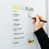 Magnetic A4 Weekly Meal Planner and Shopping List for Fridge,
