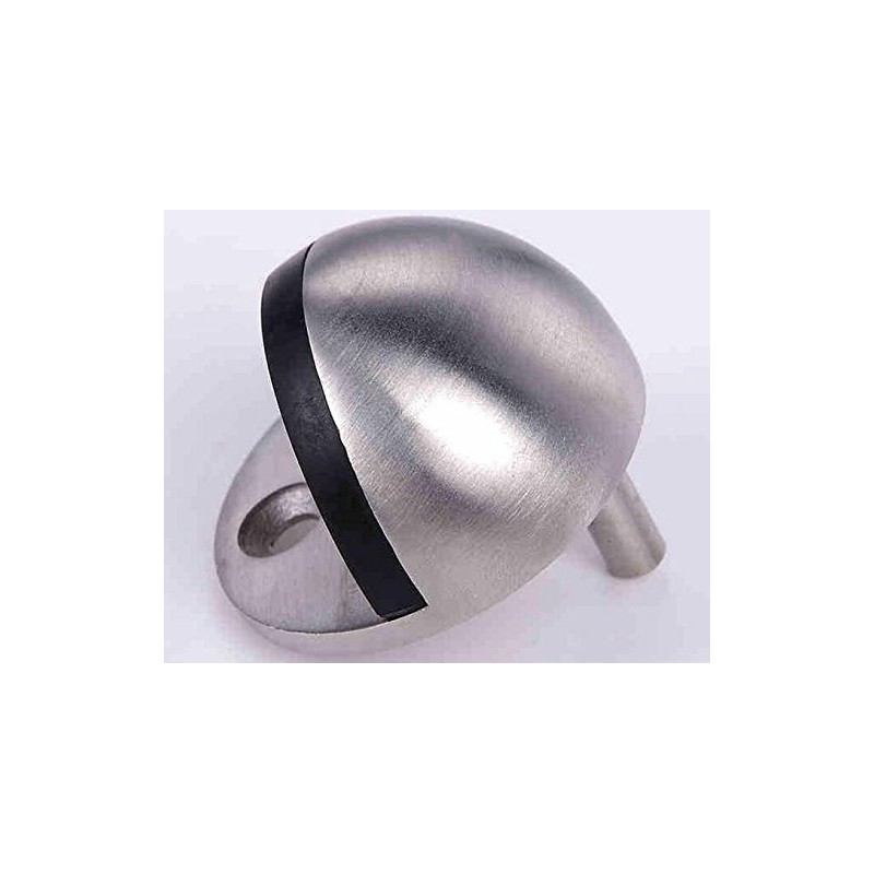 Half Moon Oval Floor Door Stop-Solid Stainless Steel Door Stopper
