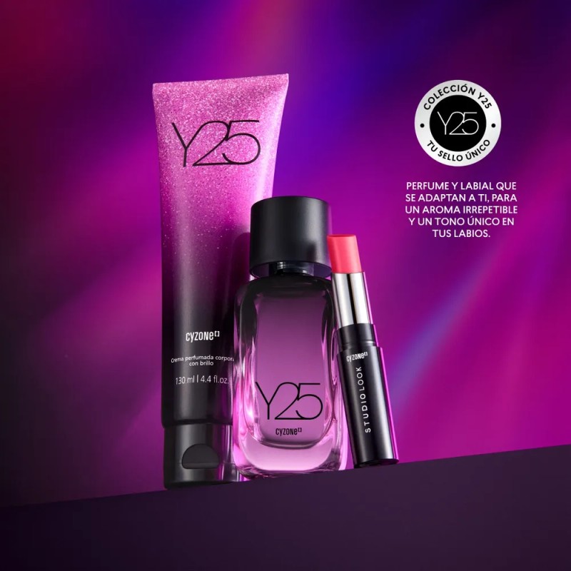 Cyzone Crema Perfumada Y25 Con Glitter Hidratación Y Aroma Momento