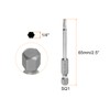 sourcing map 10Pcs SQ1 Square Head Screwdriver Bits 1/4 Inch