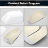 White Directly Replacement Top Half Tow Mirror Caps Cover Trim