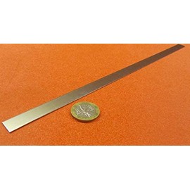 430 Stainless Steel Sheet .012" Thickness x .500" Width x 12" Length 16 Pcs