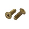 uxcell M4 x 12mm Brass Fastening Phillips Countersunk Screws GB819