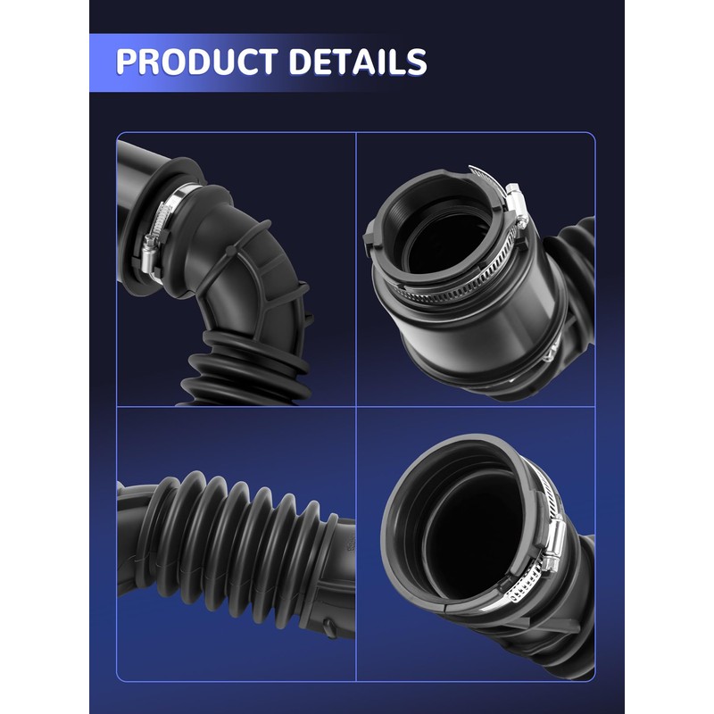 Air Intake Hose with Stainless Steel Clamps for Encore Trax