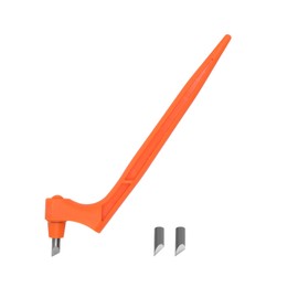 Joyangy Craft Cutting Tools, 360 Degree Rotating Blades Stainless Steel Cutter Pen with 15, 30, 45 Degree Blades for DIY Crafts, Stencils, Scrapbooks-Orange