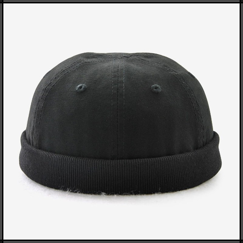 White Fang CA735 Plain Beret, Watermelon Cap, Hat, Running, Outdoor,