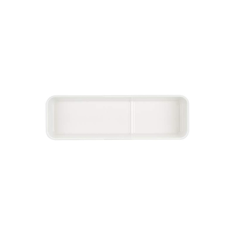Pearl Metal HB-2911 Cutlery Case with Lid, White, Made in