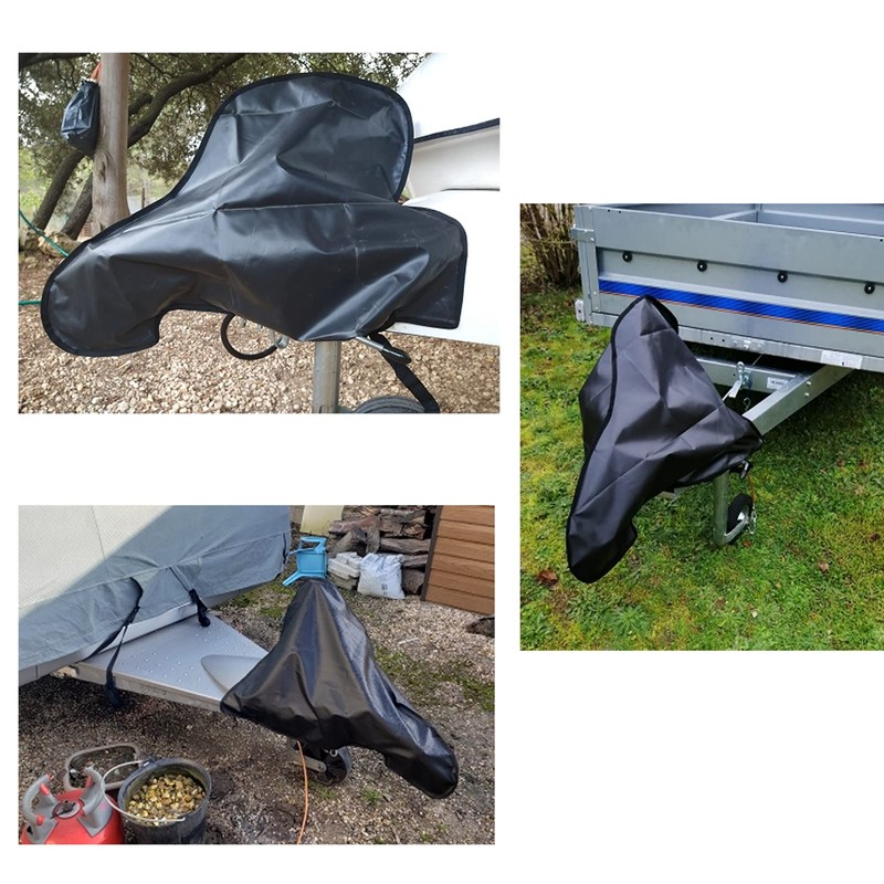 Caravan Towing Hitch Cover, Drawbar Cover for Trailers and Caravans,