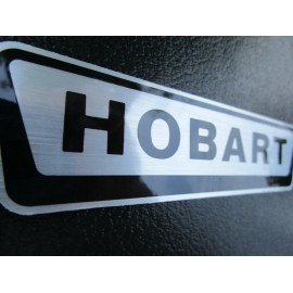 HOBART FOOD EQUIPMENT LOGO DECAL 00-118367 9-1/8 X 2-1/8 (5700-6801 MEAT SAWS)