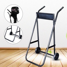 Outboard Boat Motor Stand,Folding Engine Stand Carrier Cart Dolly Storage Pro Heavy Duty Multi Purposed Engine Stand 110lbs Capacity for Motor Storage Repair Maintenance