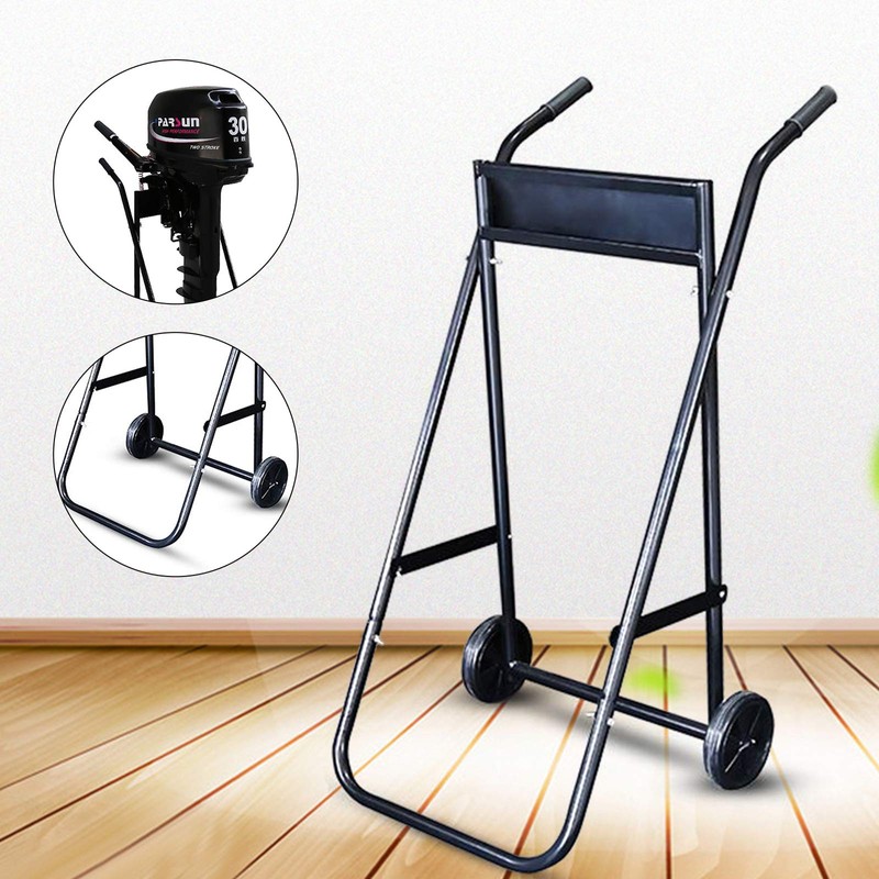 Outboard Boat Motor Stand,Folding Engine Stand Carrier Cart Dolly Storage